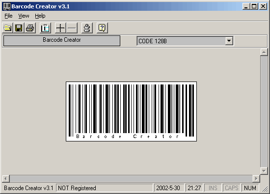 Barcode Creator Screenshot